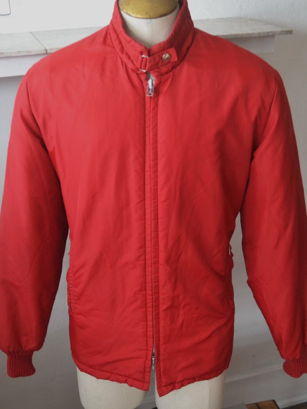 60s Insulated Nylon Ski Jacket/ Gleneagles Weatherproof Jacket (Men's L)